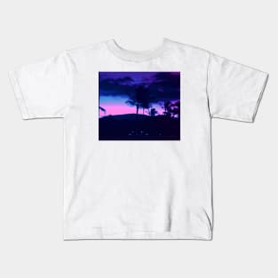 Vapor Sunrise Mauna Kea Kids T-Shirt